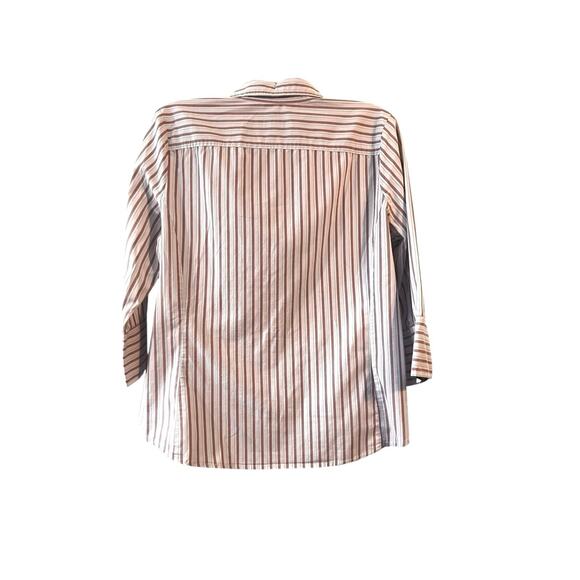 Merona Women's Striped 3/4 Sleeve Button-Up SZ 18W & Purple Sweater Vest SZ XXL - Picture 6 of 8